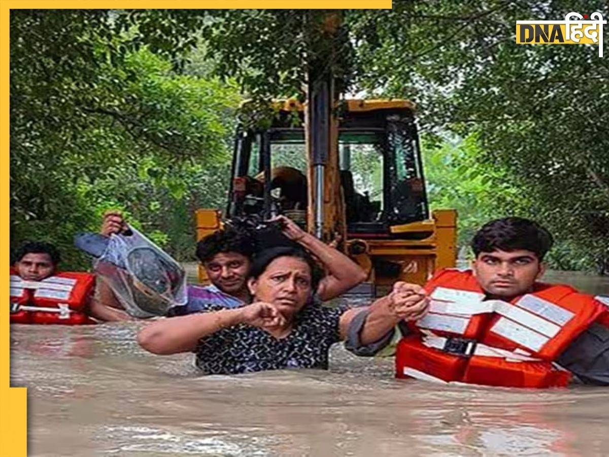 यमुना के बाद उफान पर हिंडन नदी, नोएडा-गाजियाबाद के कई इलाके पानी में डूबे, 200 लोगों का रेस्क्यू