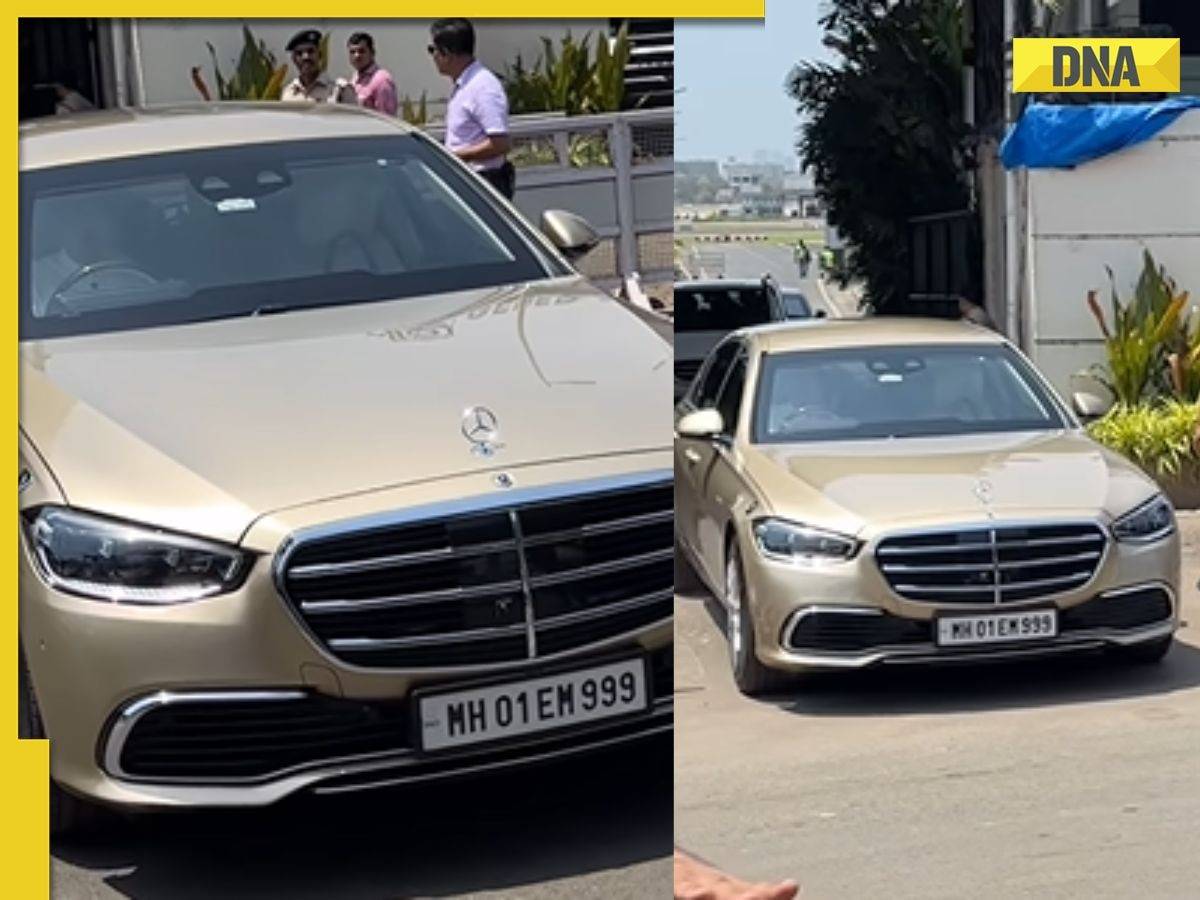 Mukesh Ambani returns from extravagant cruise party, travels in ‘gold’ Mercedes-Benz worth over Rs…