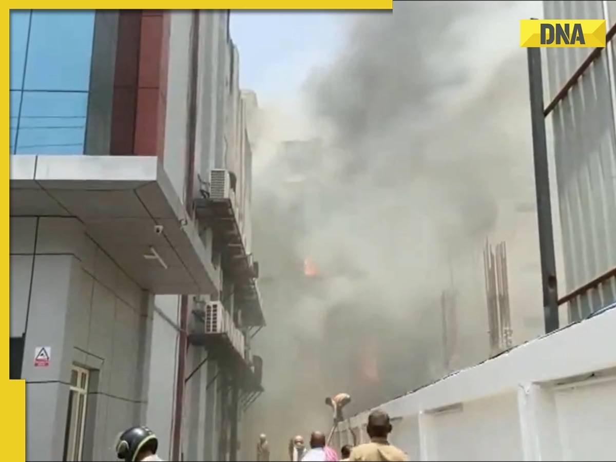 Noida: Massive fire breaks out in two offices in Sector 67, fire tenders at spot