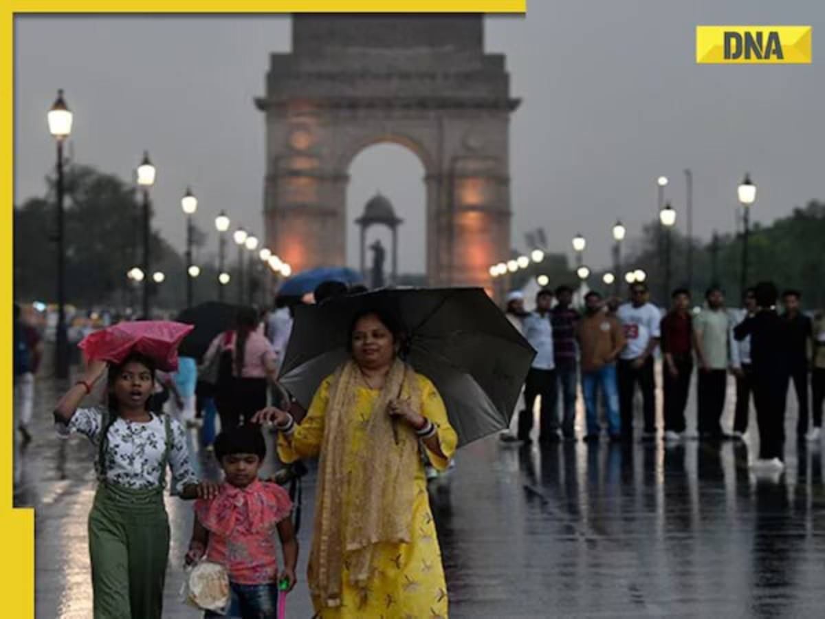 Weather update: Rain lashes parts of Delhi, brings relief from intense heat, temperature drops to…