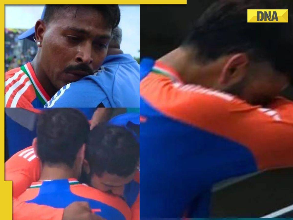 Watch: Rohit Sharma, Virat Kohli, Hardik Pandya in tears after India win T20 World Cup 2024