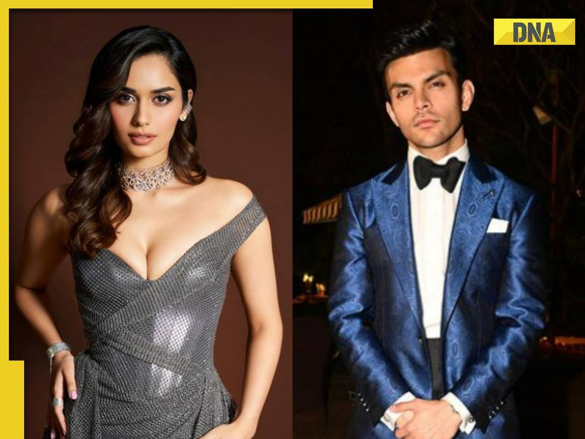 Manushi Chhillar-Veer Pahariya fuel dating rumours as they dance together at Anant Ambani-Radhika Merchant's sangeet