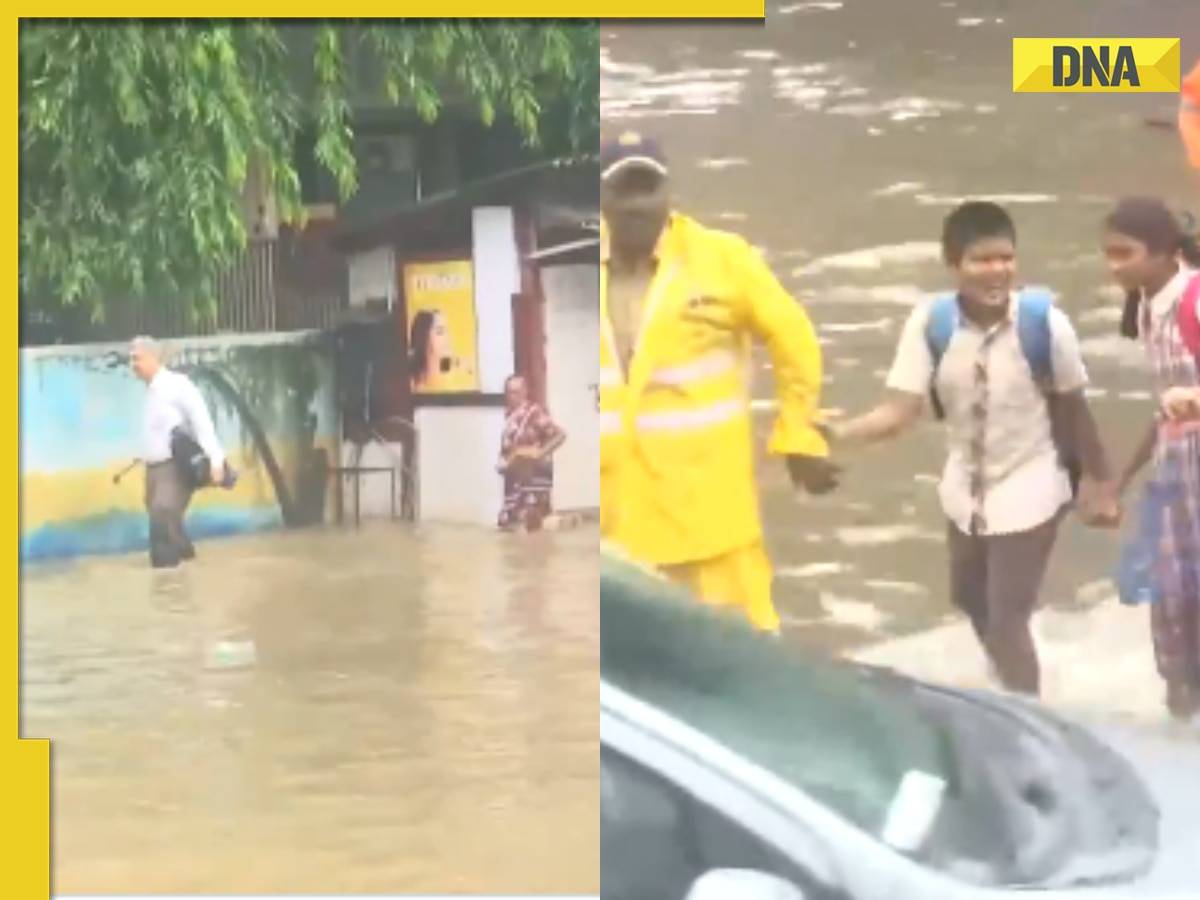 Mumbai rains: Heavy showers leave city waterlogged, several trains cancelled, schools, colleges closed