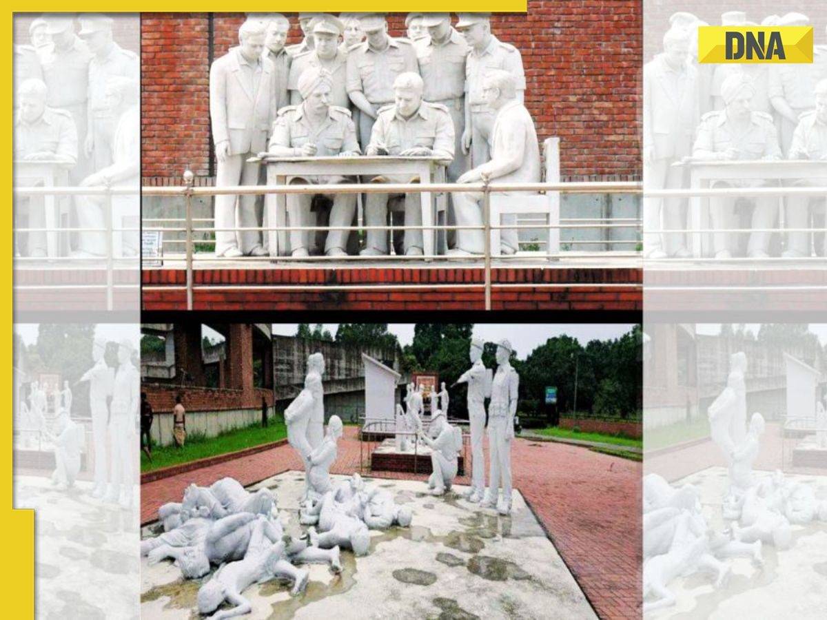 Bangladesh violence: Statue of Pakistan army's iconic surrender in 1971 vandalised, pics surface