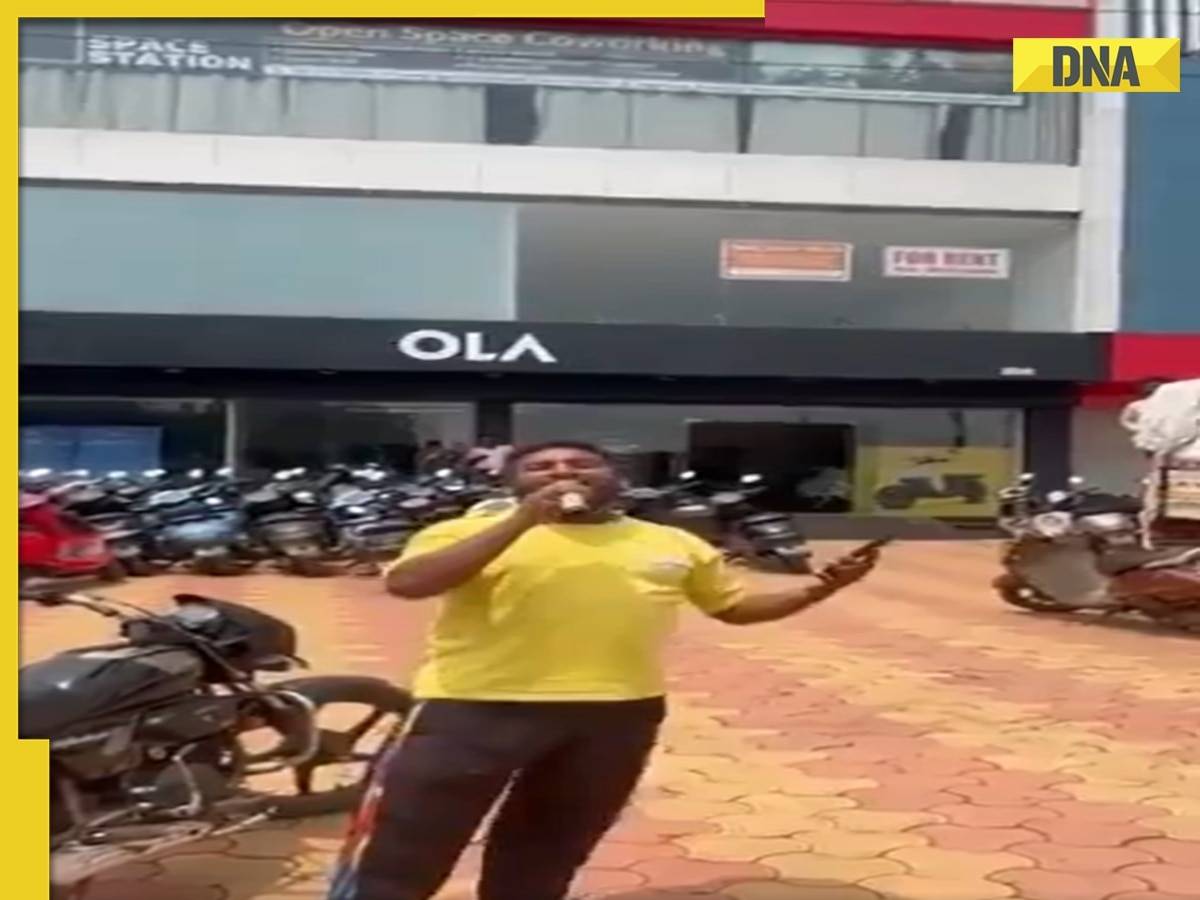 'Mujhko saza di Ola ne...': Viral video shows man singing 'Tadap Tadap' in front of Ola Electrics showroom, here's why 