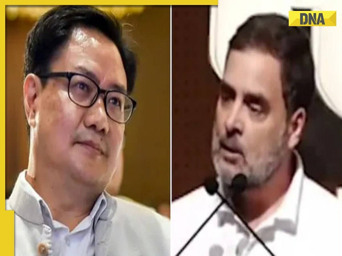 ‘Bal buddhi’: Kiren Rijiju's slams Rahul Gandhi for 'no Dalit, tribal, OBC in Miss India list' comment