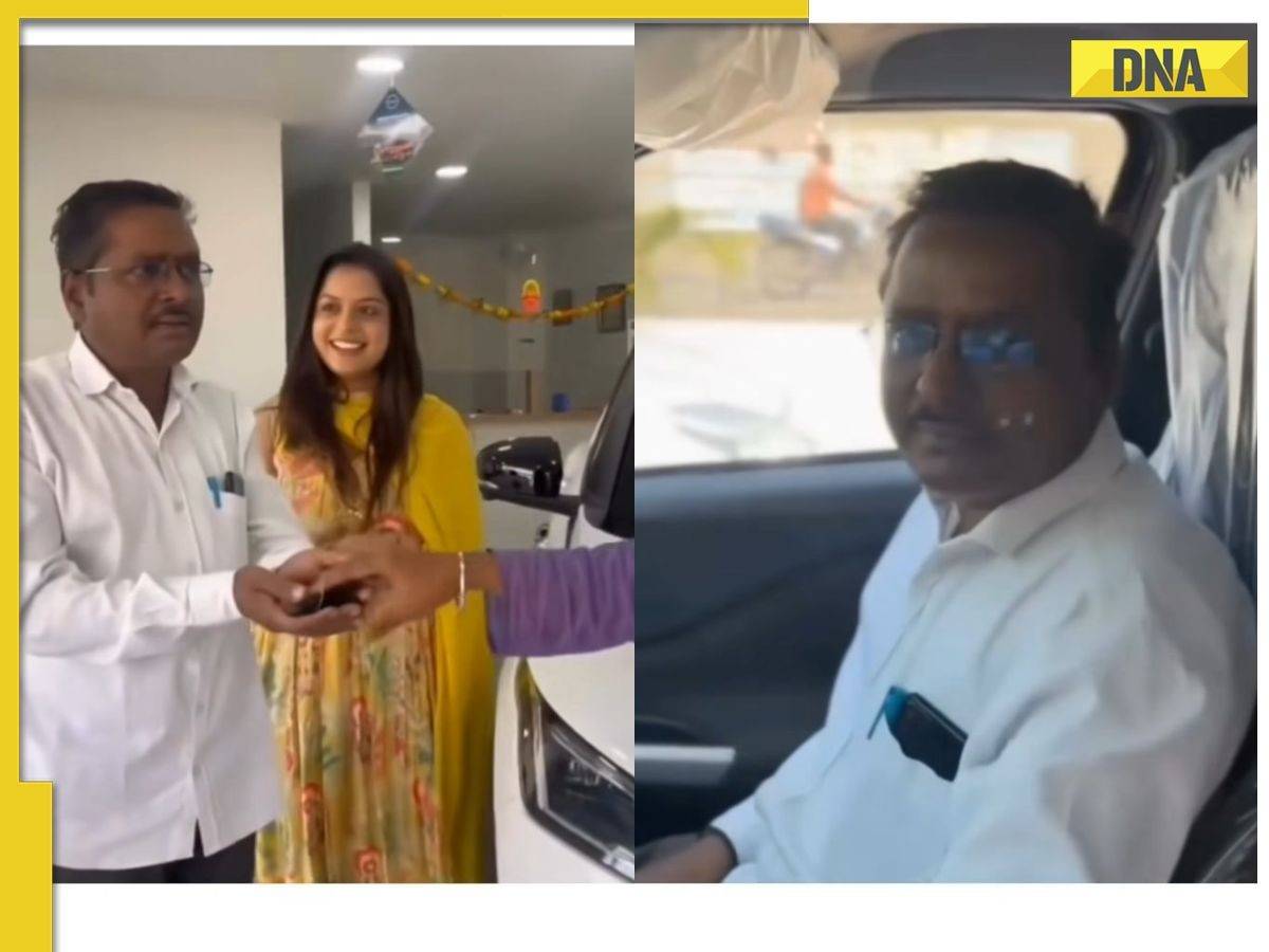 Viral video: Daughter gifts father brand new car, his reaction wins internet