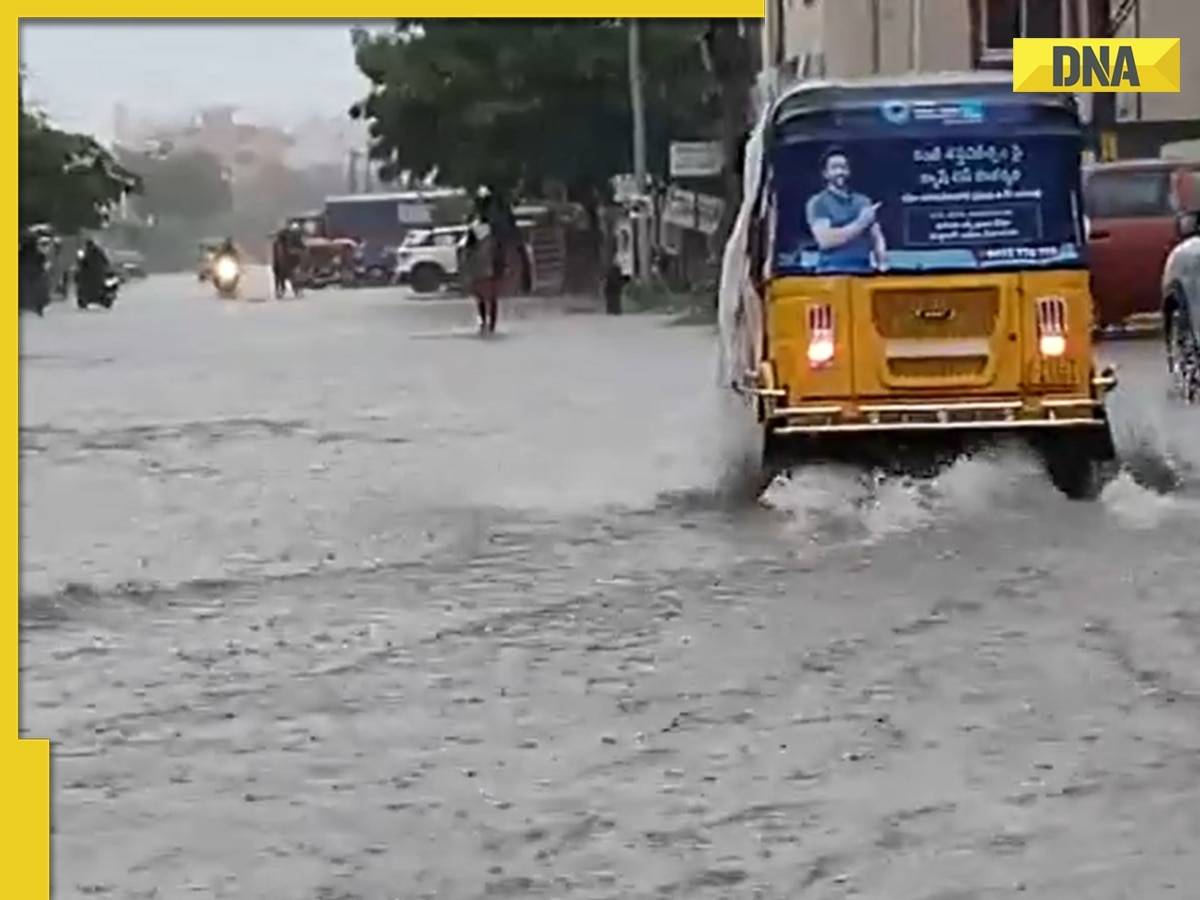 Telangana Rains: One dead, 99 trains cancelled as heavy rainfall lashes state