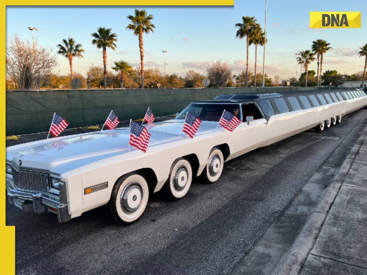 World’s longest car has helipad, swimming pool, mini-golf course, can seat over…; it cost…