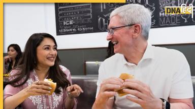 Madhuri Dixit ने Apple के सीईओ Tim Cook का मुंबई में किया खास वेलकम, शेयर की शानदार फोटो