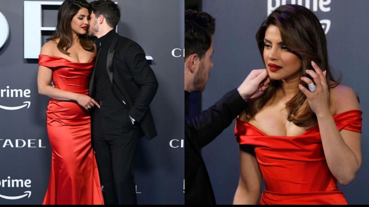 Priyanka Chopra, Nick Jonas Kiss In Front On Paparazzi