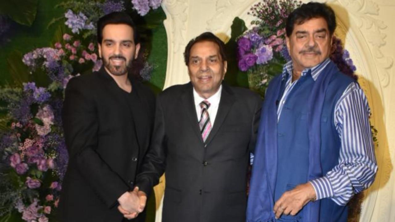 Dharmendra with Shatrughan Sinha