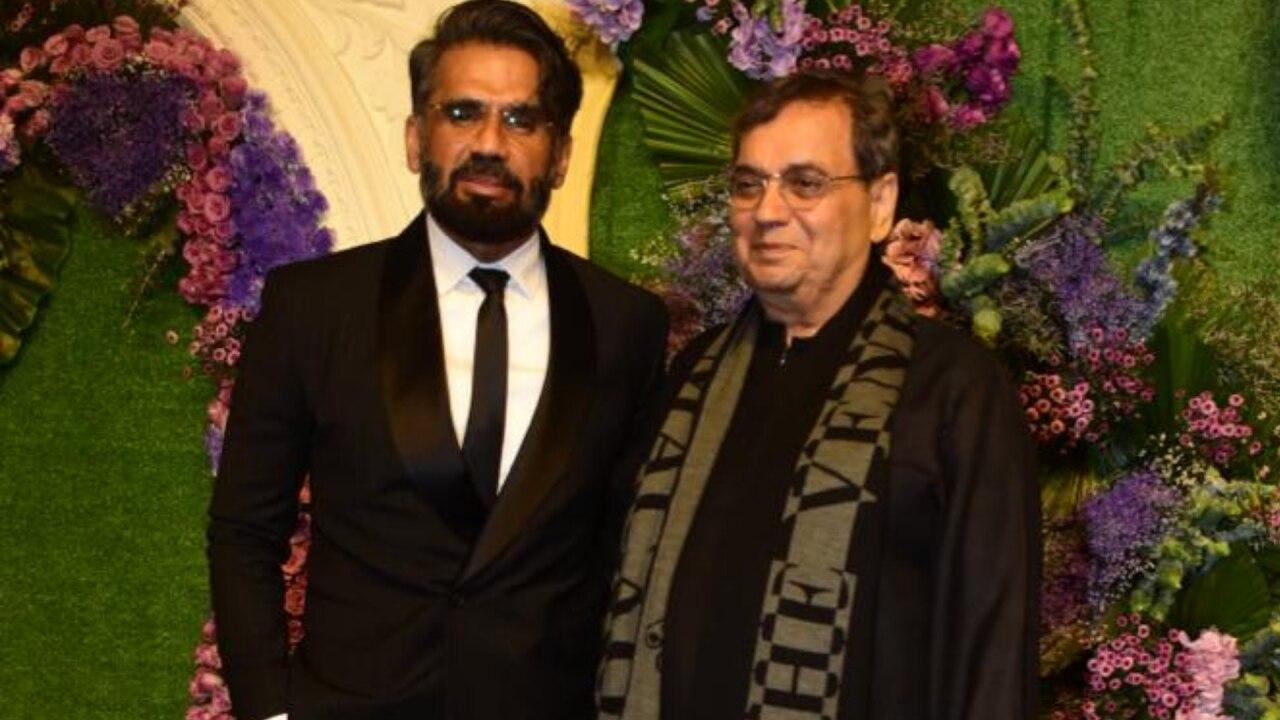 Suniel Shetty and Subhash Ghai 