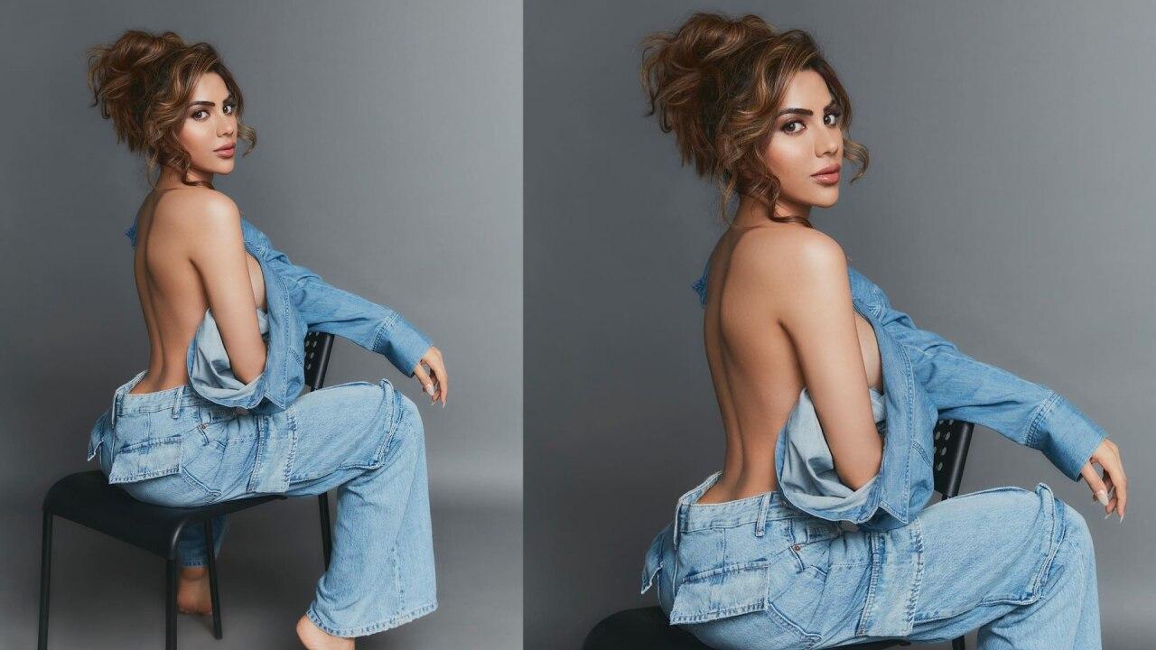 Nikki Tamboli looking hot in Denims