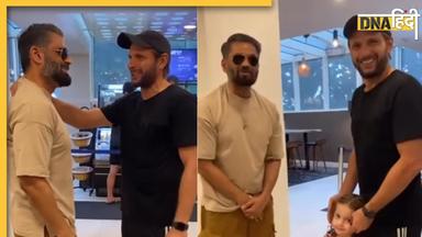 Suniel Shetty को एयरपोर्ट पर बेटियों के साथ दिख गए Shahid Afridi, वीडियो देखकर पिघल जाएगा आपका दिल