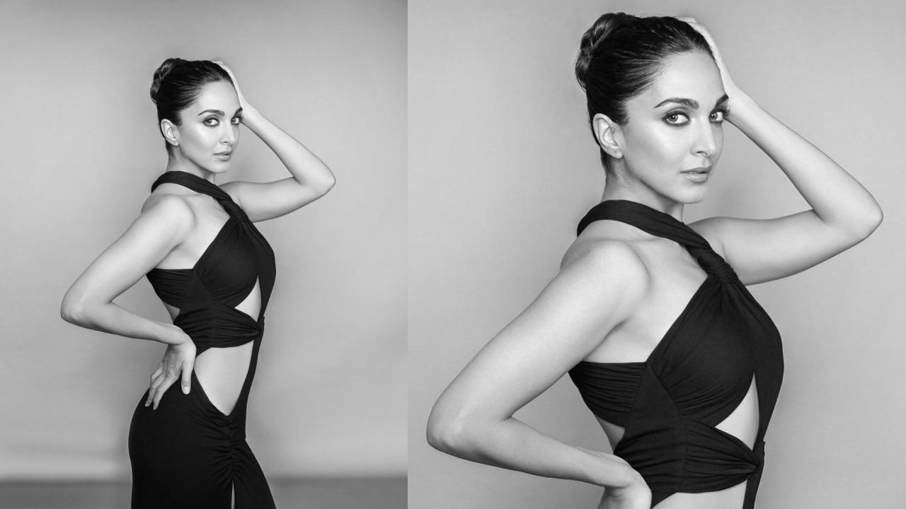 Kiara Advani monochrome photo