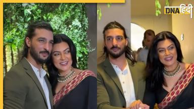 हाथों में हाथ डाले दिवाली पार्टी में पहुंचे Sushmita Sen और Rohman Shawl, दिए रोमांटिक पोज, केमिस्ट्री पर फैंस फिदा