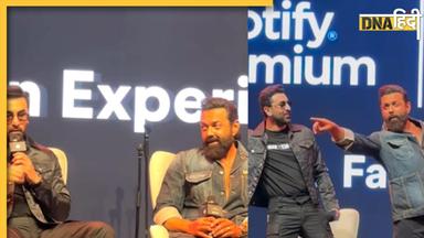 Animal के प्रमोशनल इवेंट पर Ranbir Kapoor ने किए Bobby Deol के हिट गानों के हुक स्टेप्स, वीडियो में देखें एक्टर का मजेदार रिएक्शन