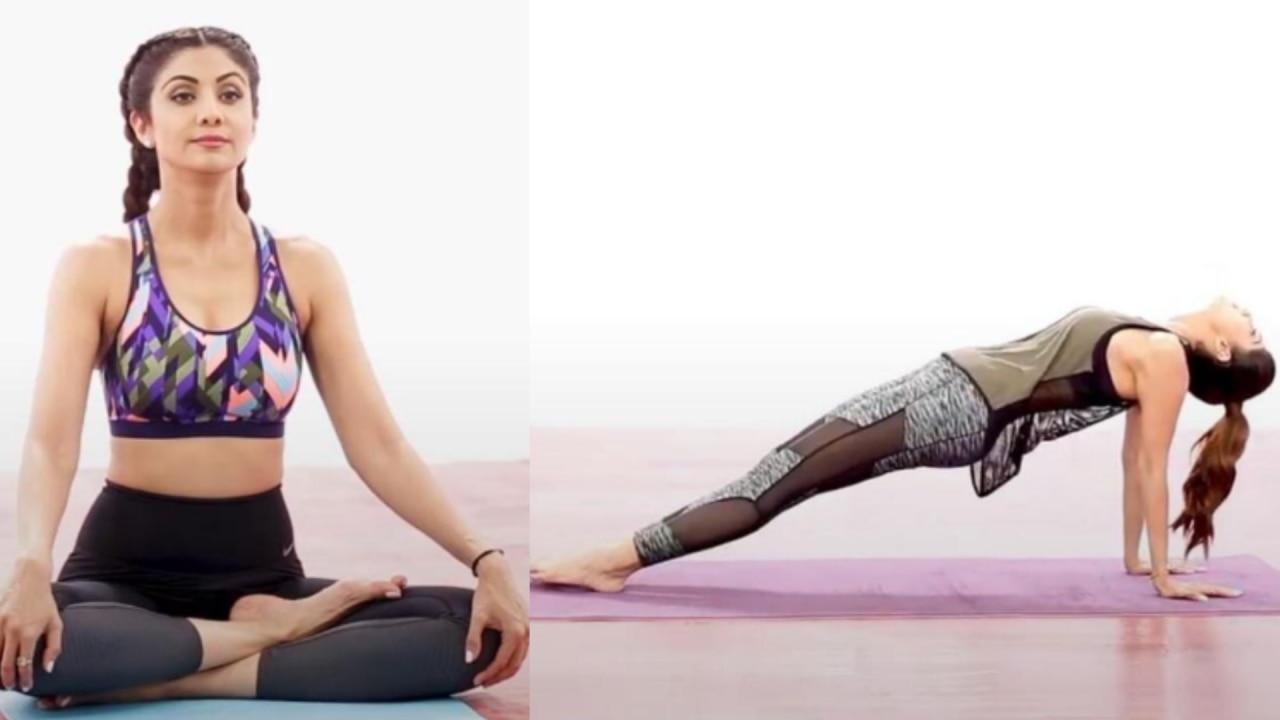 Shilpa Shetty yoga routine 