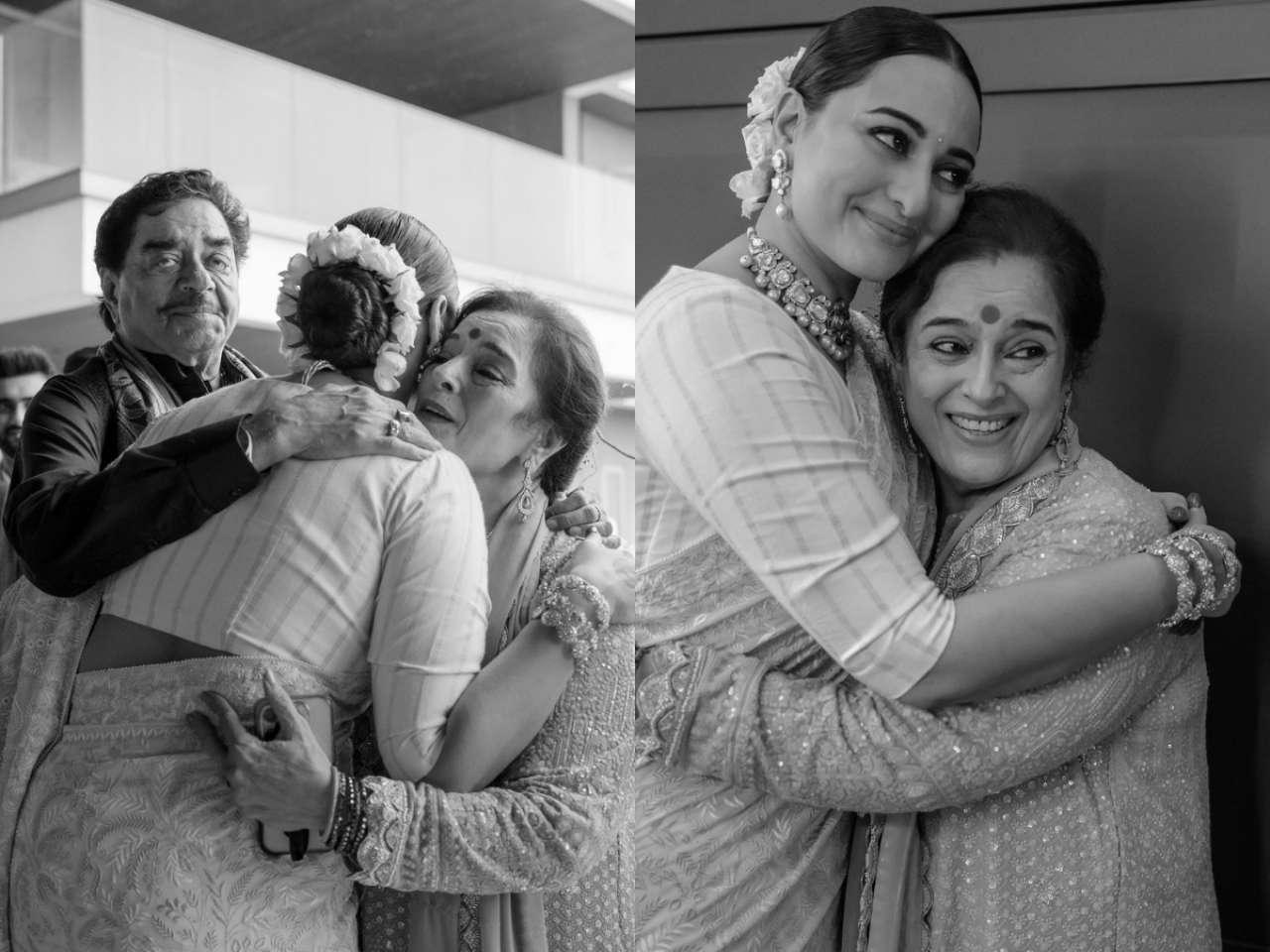 Sonakshi Sinha with her parents