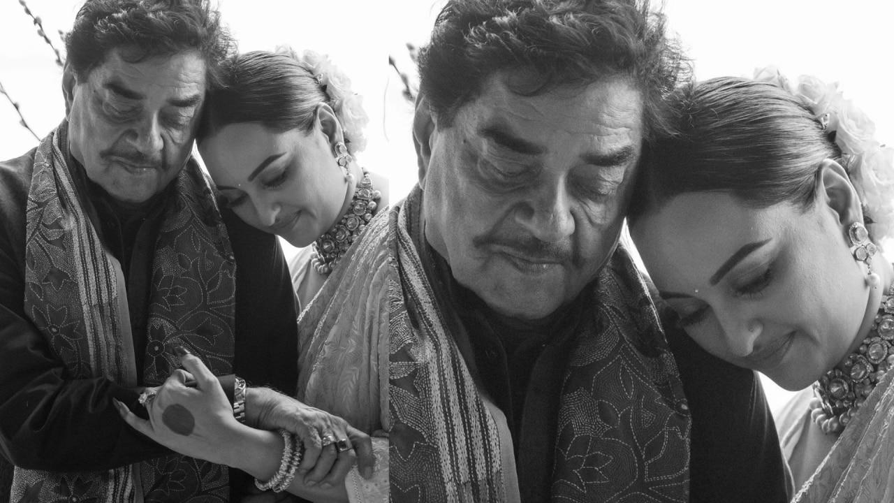 Sonakshi with father Shatrughan Sinha