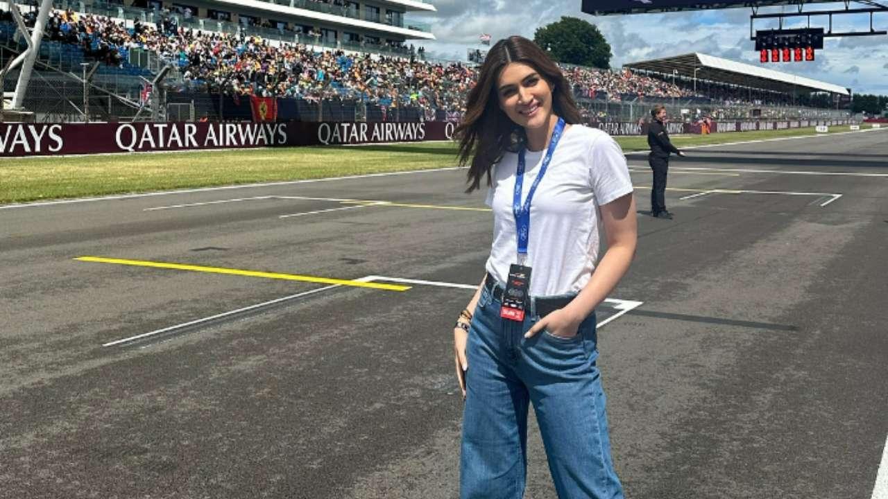 Kriti Sanon at Silverstone Circuit