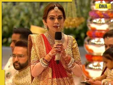 Viral video: Nita Ambani's touching words on 'Kanyadaan' move guests to tears, WATCH