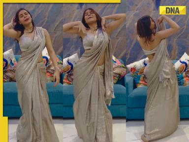 Viral video: Girl in hot saree shows off sizzling dance moves to Tip Tip Barsa Paani, watch