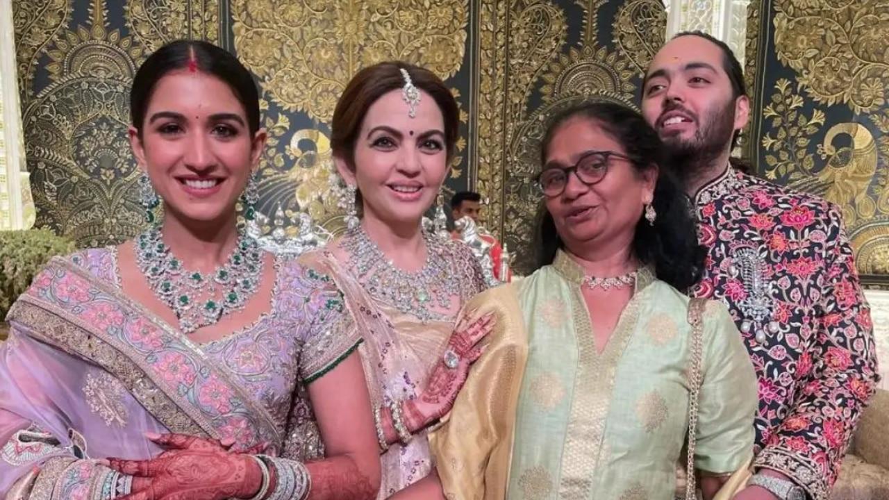 Lalita Dsilva at Anant Ambani’s wedding