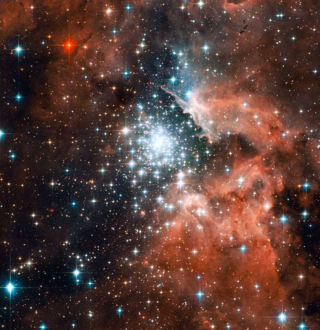 A stellar “jewel box” 20,000 light-years away⁣