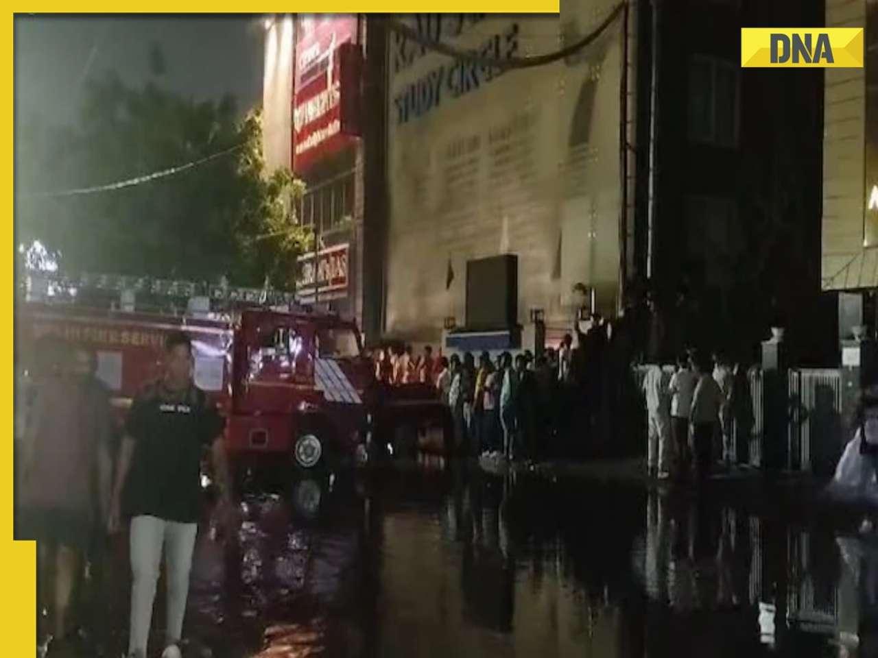 Death toll rises to 3 after coaching institute basement flooded in Delhi's Rajendra Nagar