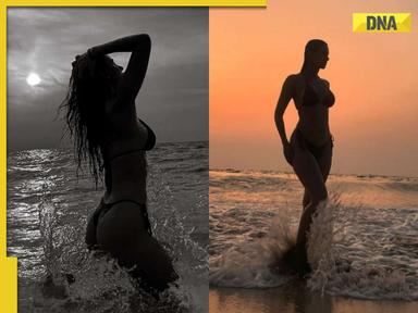 Disha Patani sets the internet on fire in bikini in middle of the sea, fans say 'global warming will increase'