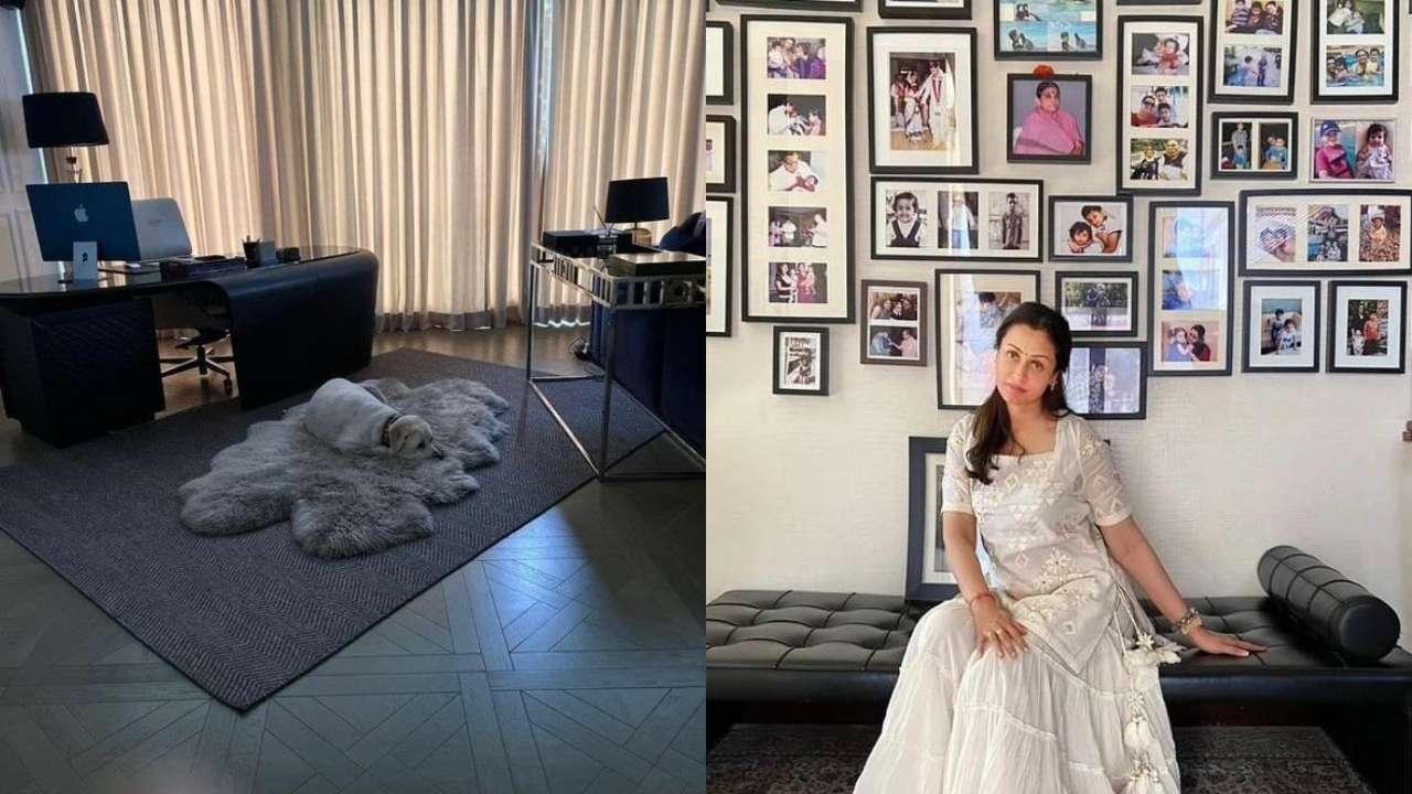 Mahesh Babu's study room and memory wall