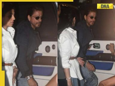 Watch: Shah Rukh Khan arrives in sunglasses at Siddharth Anand's birthday bash amid rumours of eye surgery in US