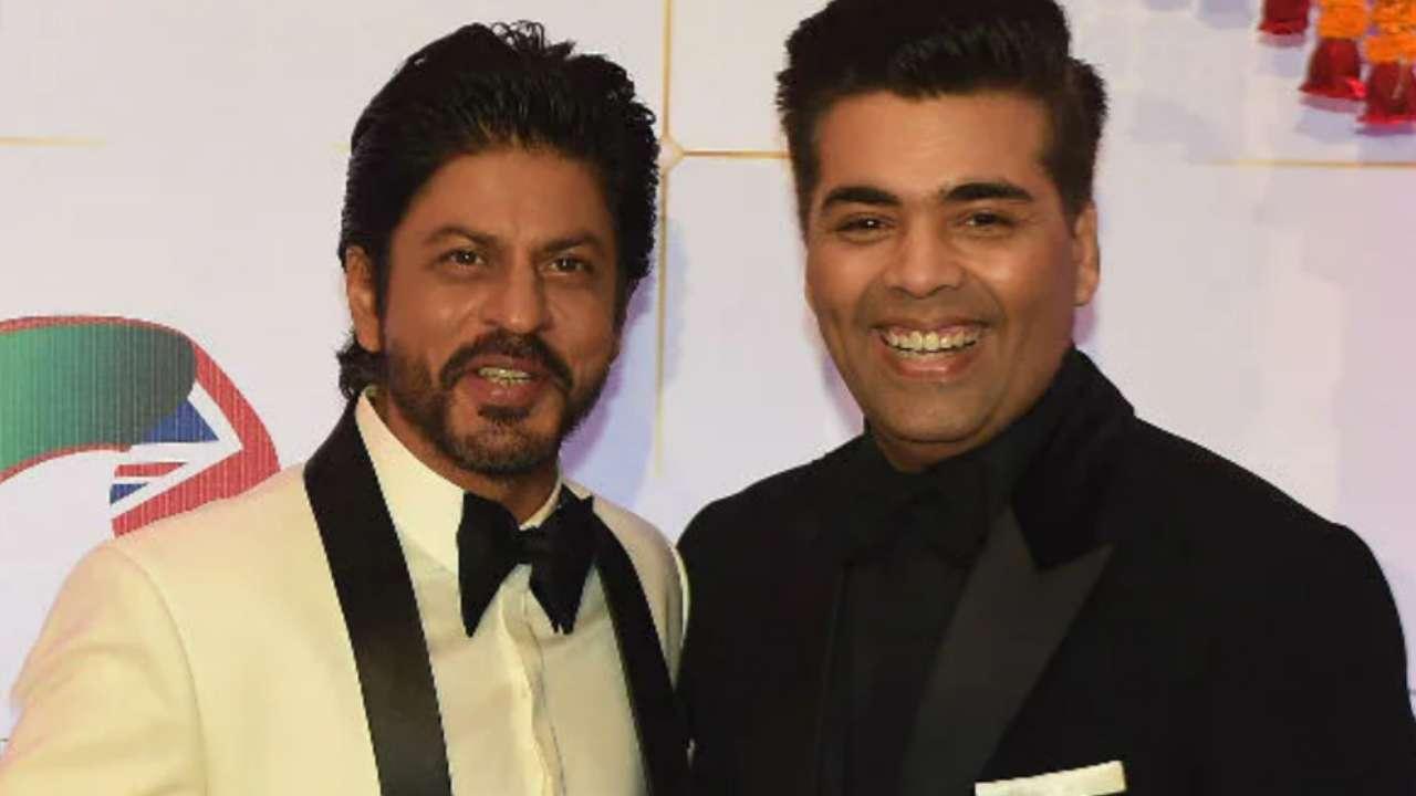 Shah Rukh Khan and Karan Johar