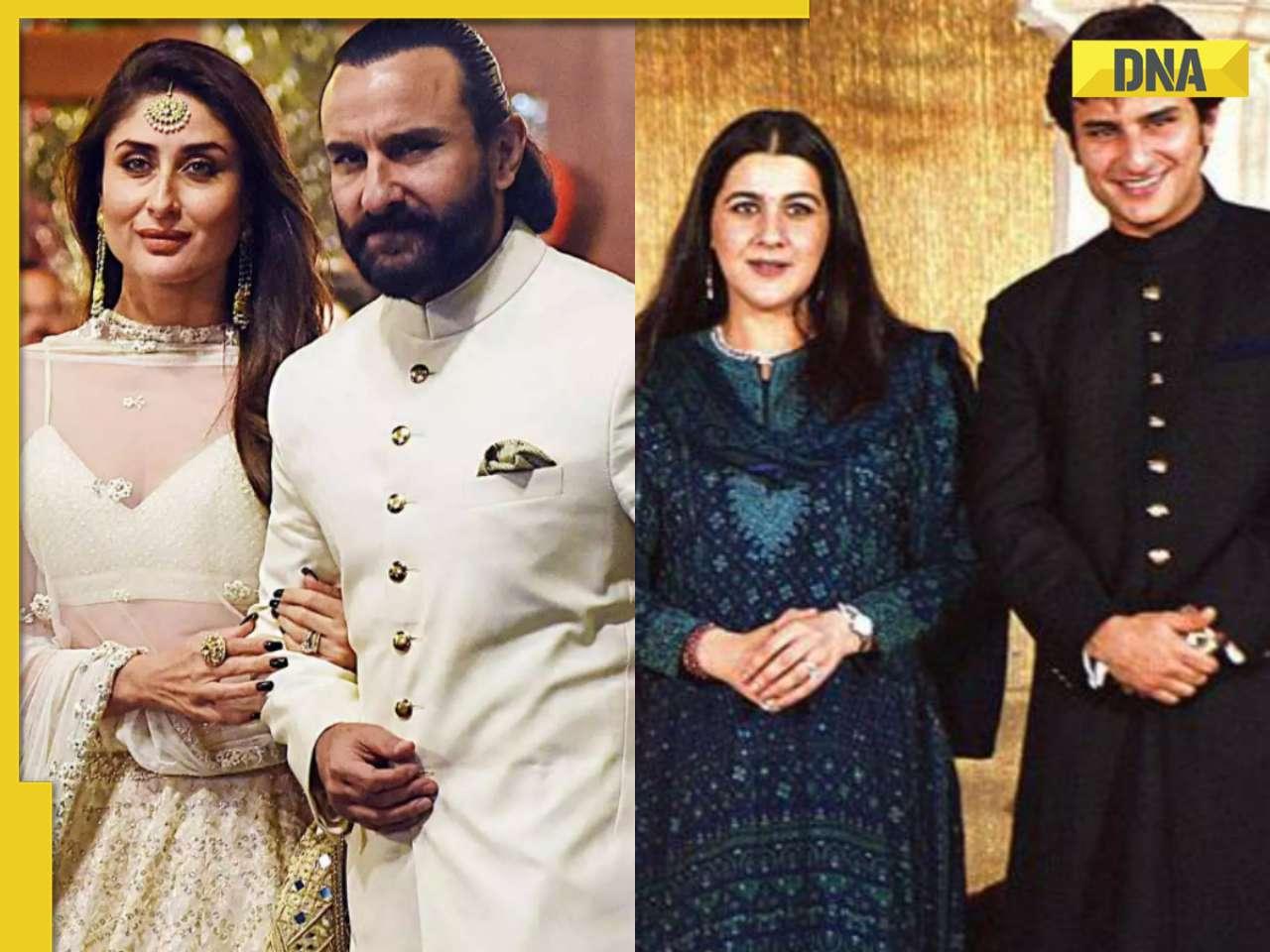 When Kareena Kapoor talked about Saif Ali Khan's first marriage with Amrita Singh: 'It was just a...'