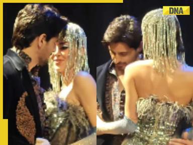 Watch: Sidharth Malhotra goes bold, holds model close during their ramp walk, netizens say 'Kiara is...'