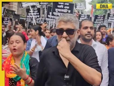 Watch: Vivek Agnihotri joins protest over Kolkata rape-murder case, demands justice