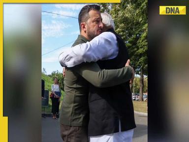 PM Modi meets Ukrainian President Volodymyr Zelensky in Kyiv with hug, handshake amid Russia-Ukraine war