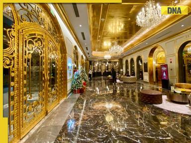 World's only hotel where everything covered with gold, from walls to toilet, it is located in...