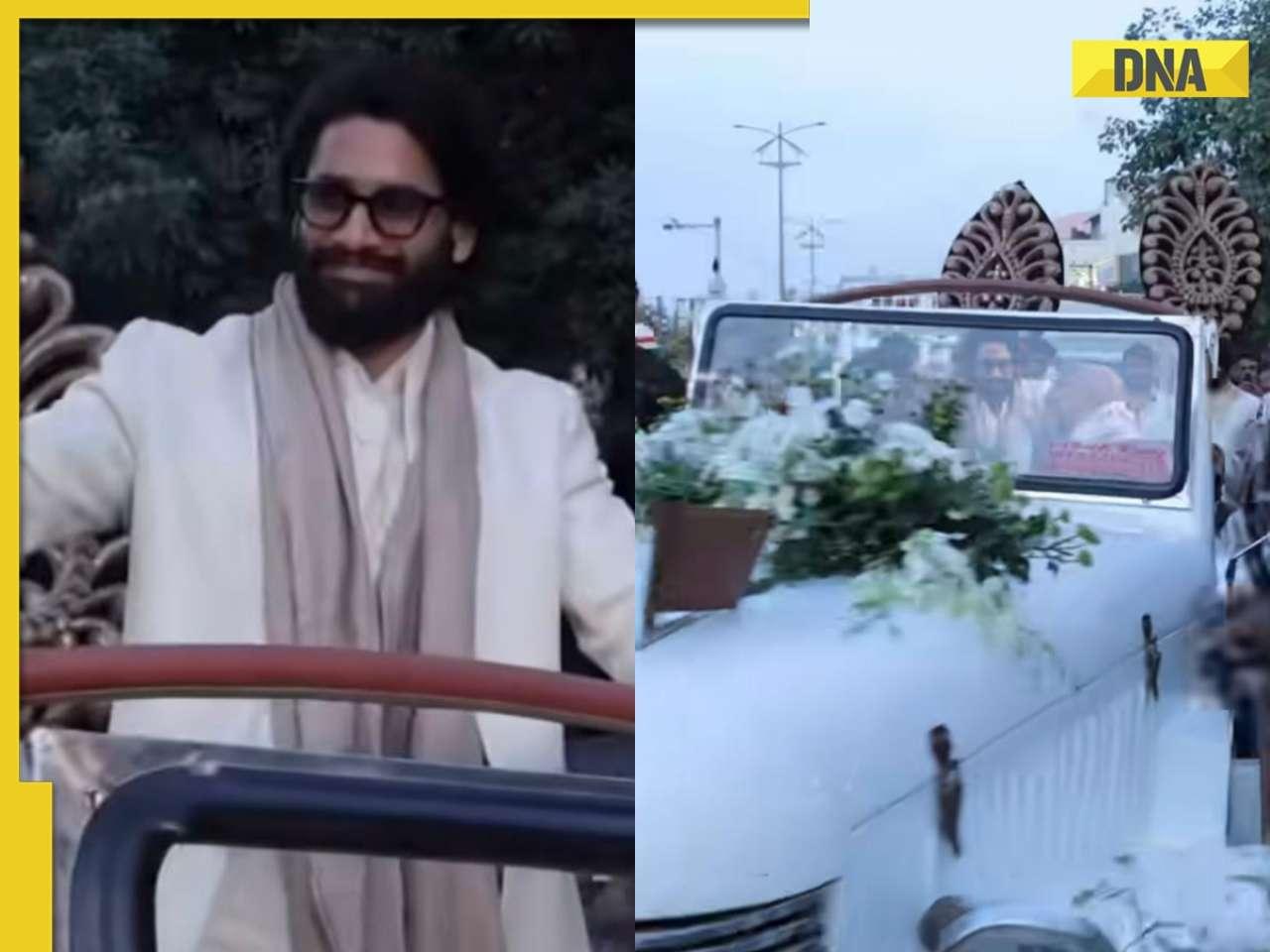 Watch: 'Groom' Naga Chaitanya grooves in his 'baraat' days after engagement with Sobhita; know truth behind viral video