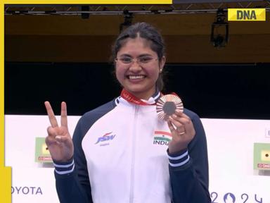 Rubina Francis secures India's fifth medal at Paris Paralympics, wins bronze in women's 10m air pistol SH1 event