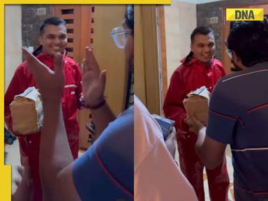 Heartwarming surprise: Man and his friends make Zomato delivery guy’s birthday extra special, watch