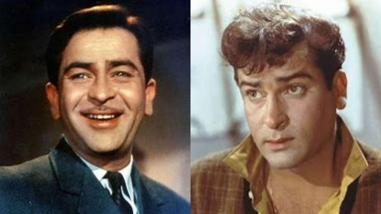 Shammi Kapoor and Raj Kapoor