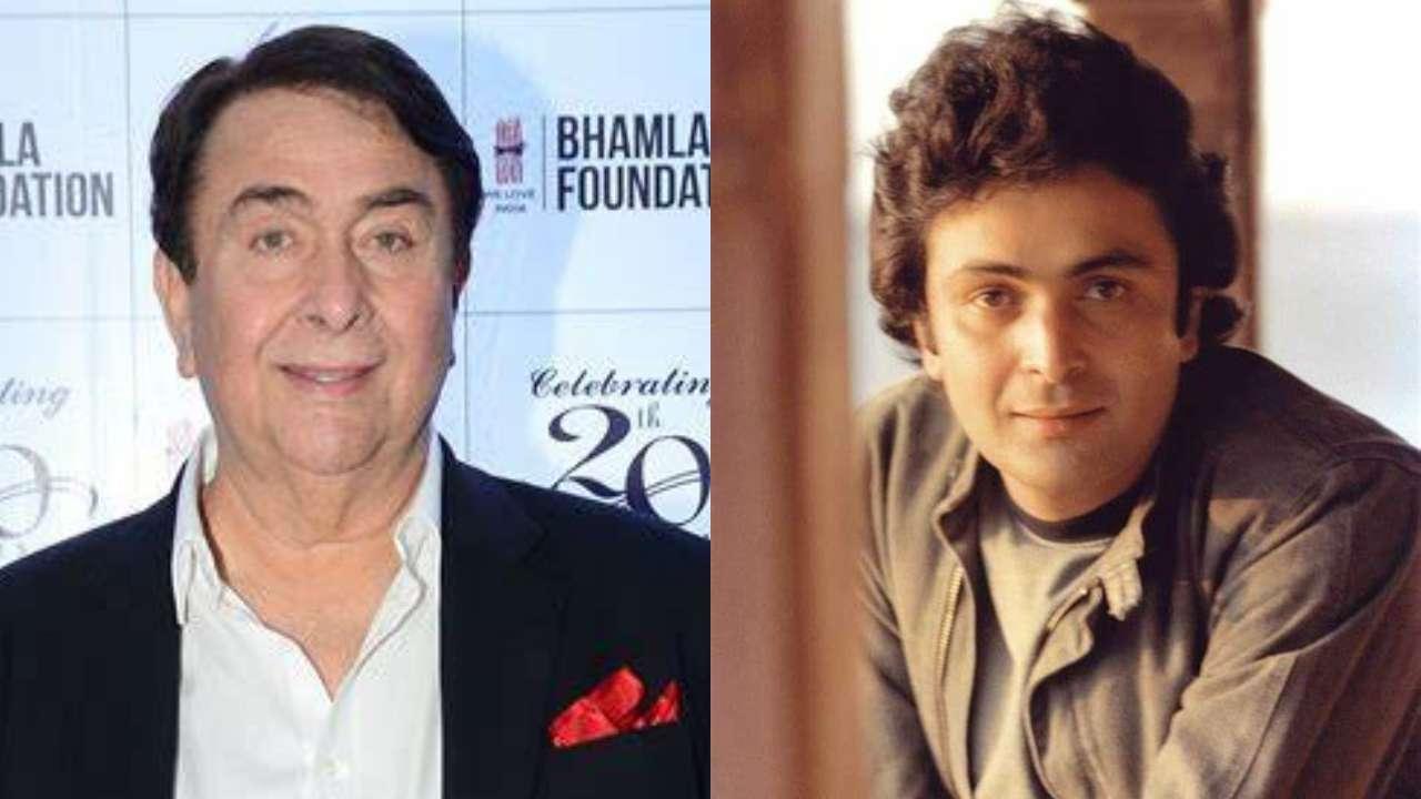 Rishi Kapoor and Randhir Kapoor