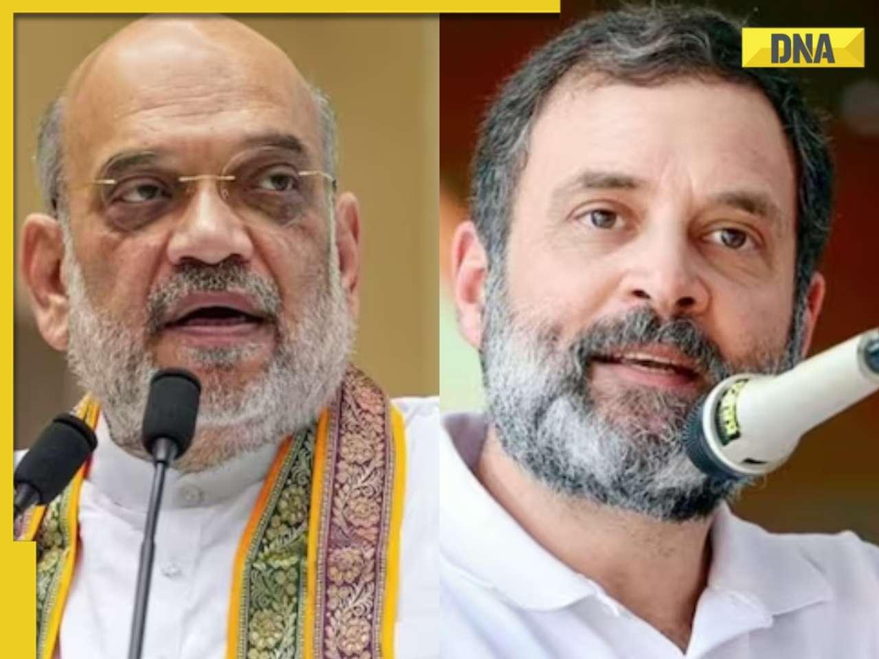 'Standing with...': Union Home Minister Amit Shah sends stern message to Rahul Gandhi over remarks on reservation in US