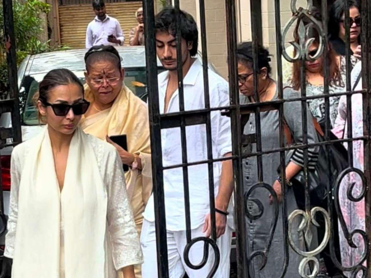 Malaika Arora with Joyce Polycarp and Arhaan Khan