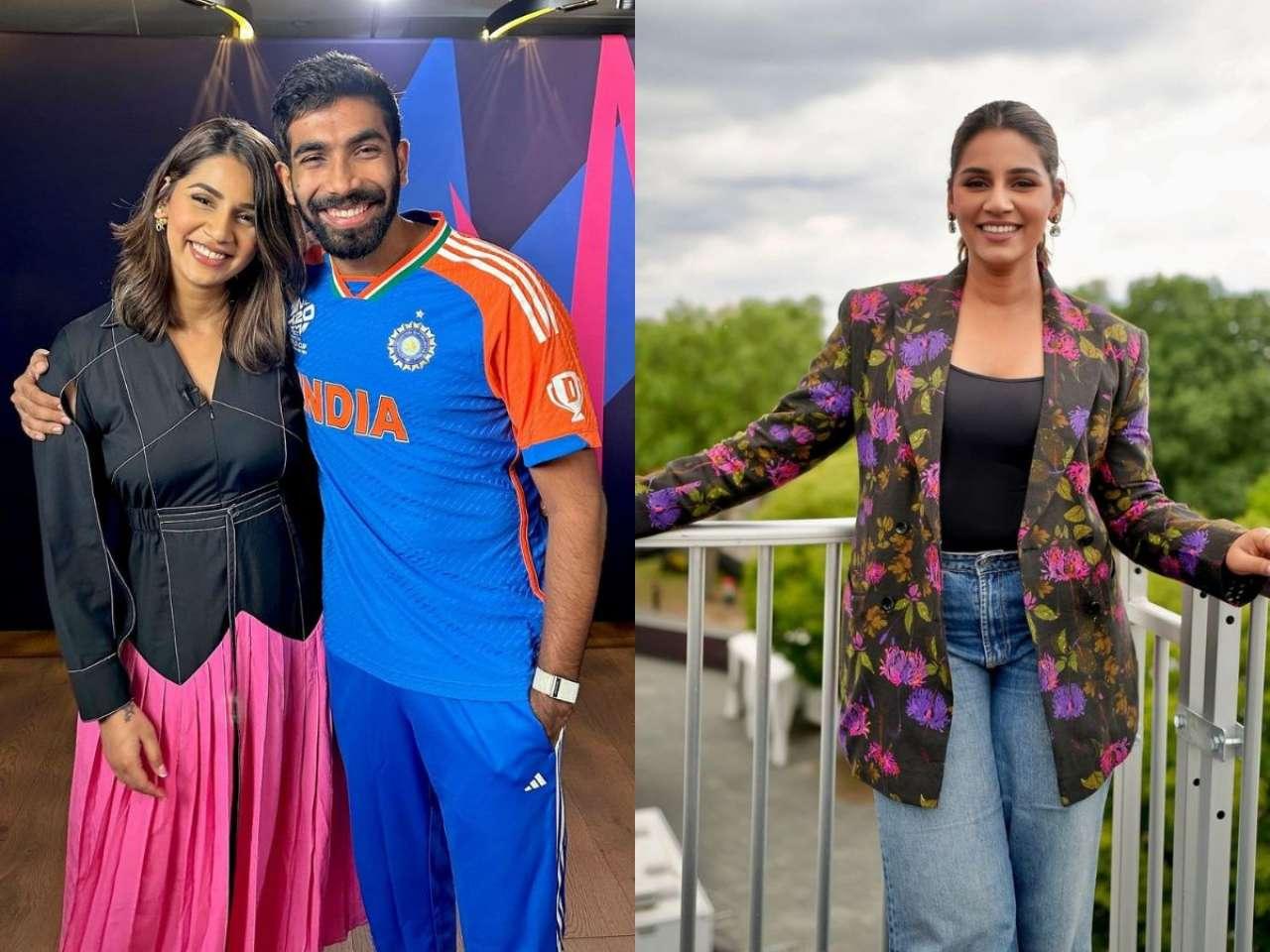 Jasprit Bumrah’s wife Sanjana Ganesan