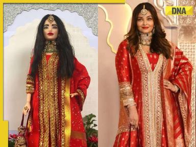 This viral Aishwarya Rai Bachchan inspired doll has an Anant Ambani, Radhika Merchant connection; watch video