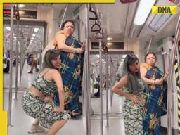 Watch: Girl dances to Bhojpuri song inside Delhi metro, auntie's epic reaction goes viral